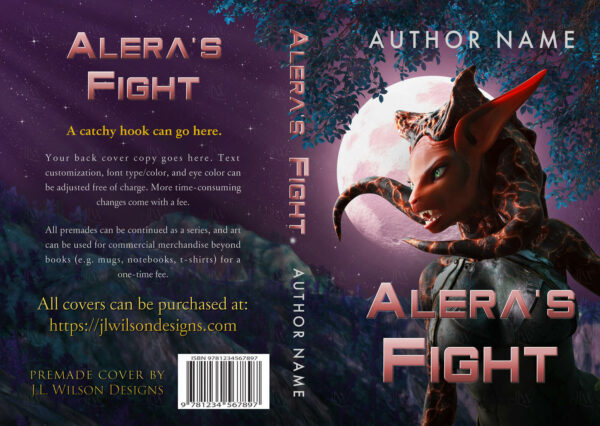 A science fiction book cover featuring an alien warrior on a new planet.