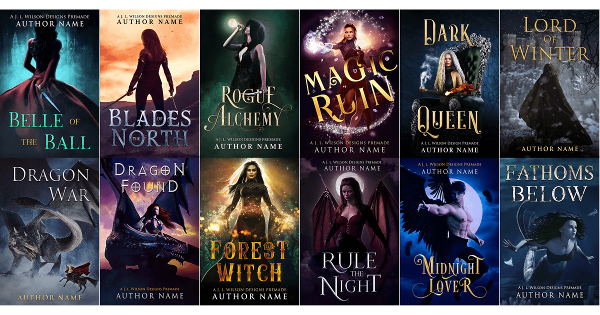 premade book covers